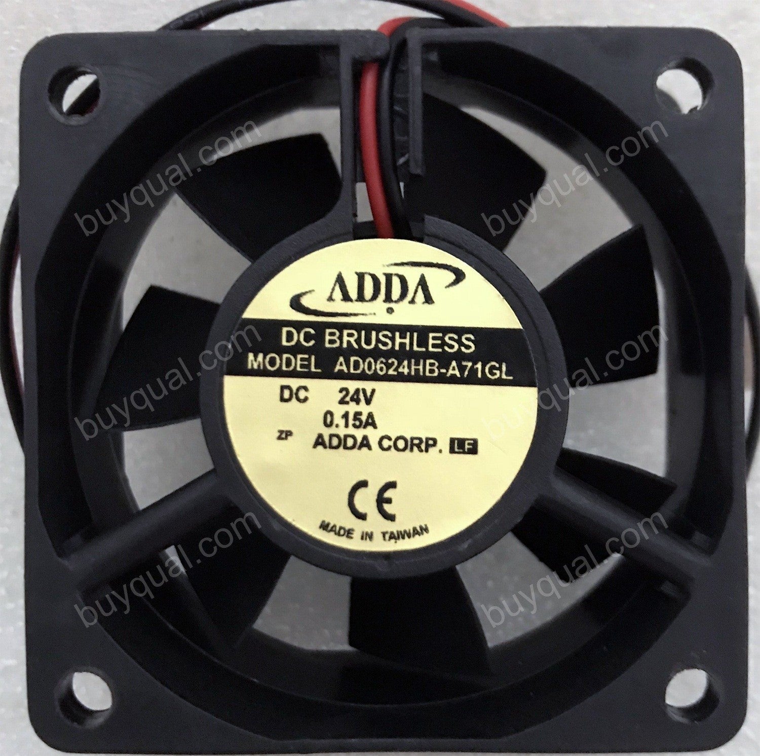 ADDA AD0624HB-A71GL 24V 0.15A 3.6W 2wires Cooling Fan ADDA AD0624HB-A71GL 24V 0.15A 3.6W 2wires Cooling Fan